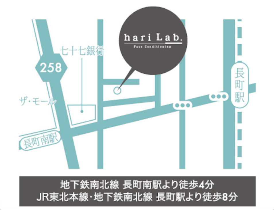 長町店アクセスマップ